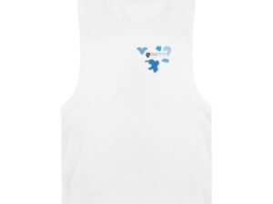 “Ask Me About Neuroendocrine Cancer” Camo Tank Top Light - Blue