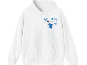 Ask Me About Neuroendocrine Cancer” Camo Hoody - Blue