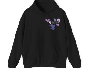"Ask Me About Neuroendocrine Cancer” Dark Camo Hoody - Purple