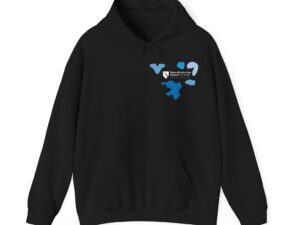 "Ask Me About Neuroendocrine Cancer” Dark Camo Hoody - Blue