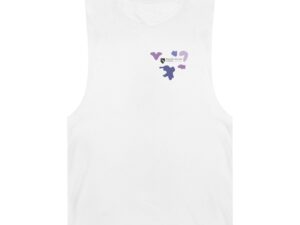 “Ask Me About Neuroendocrine Cancer” Camo Tank Top Light - Purple
