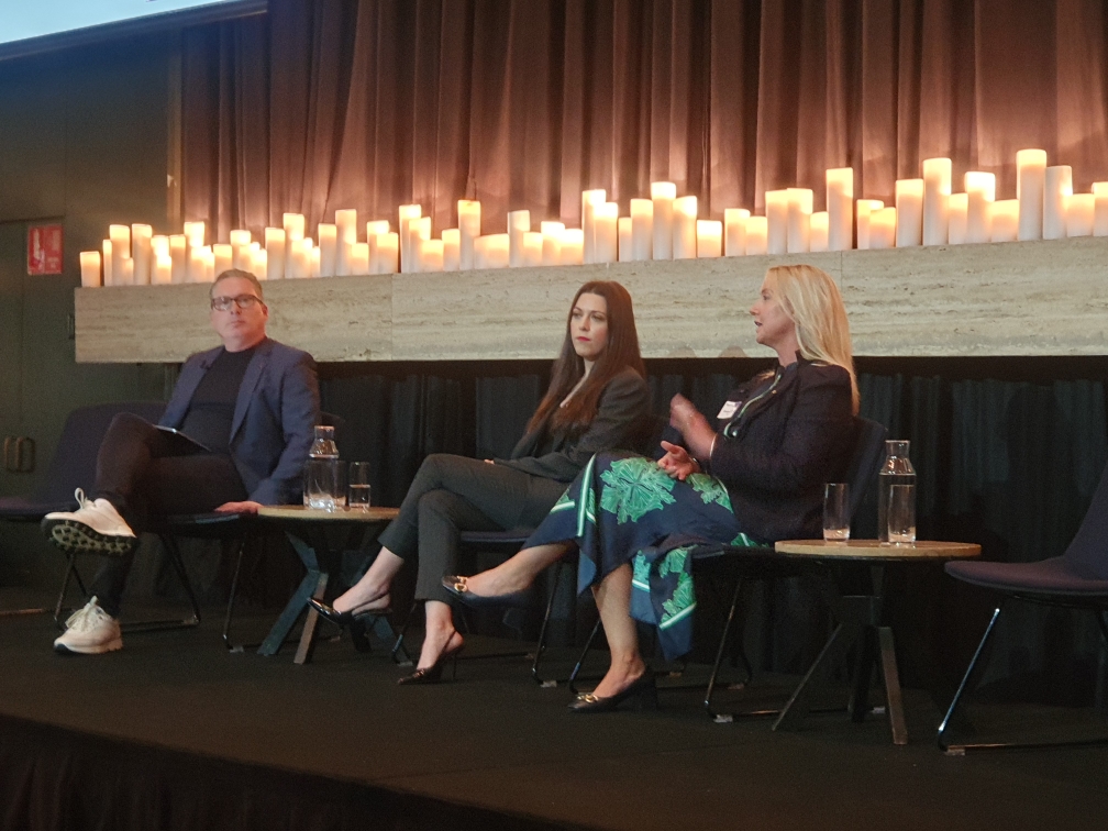 BioPharmaDispatch 2025: Putting NETs on the National Agenda 1 Co-founder Simone Leyden on the panel at BioPharmaDispatch 2025