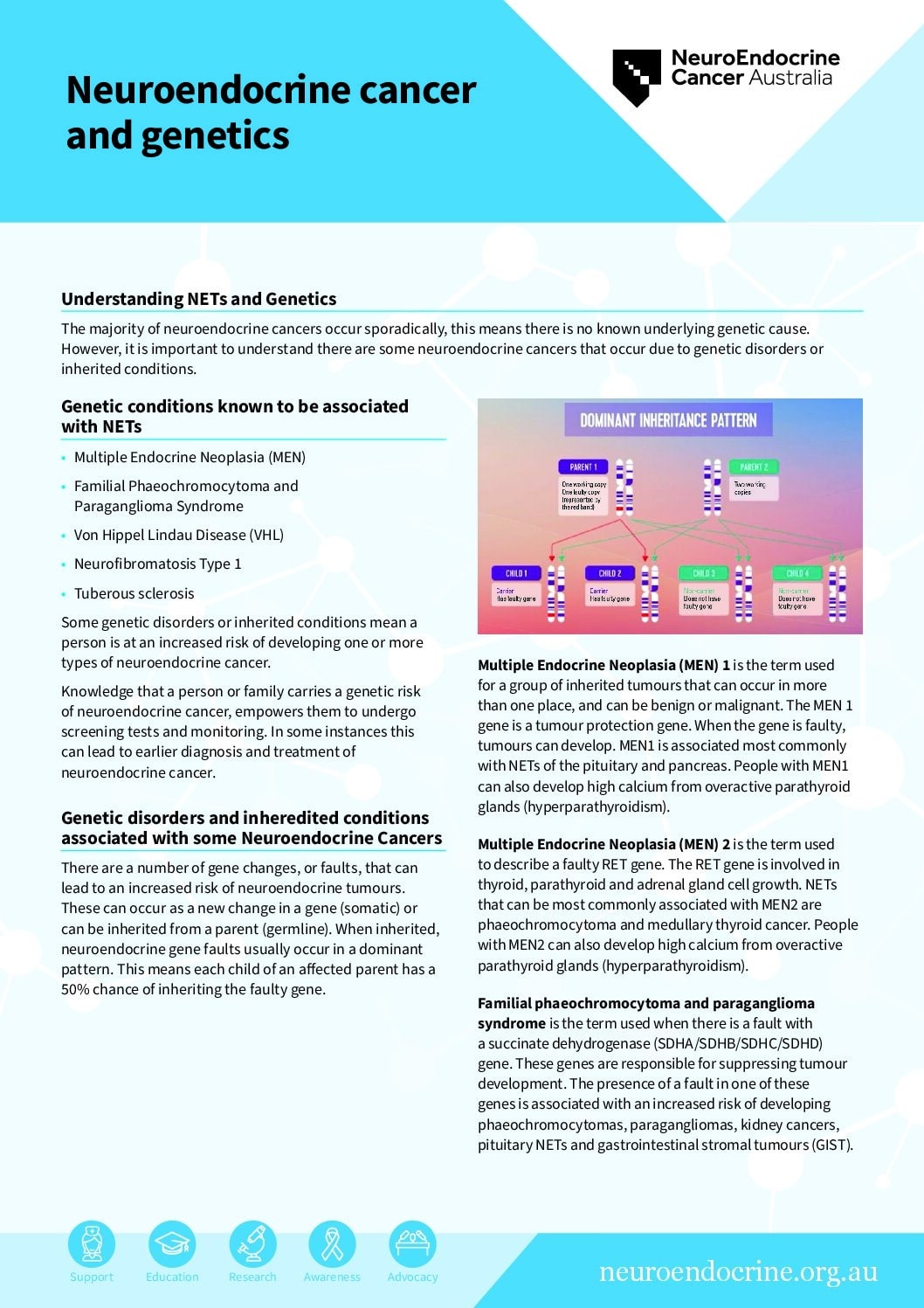 NETsandGenetics Factsheet A4
