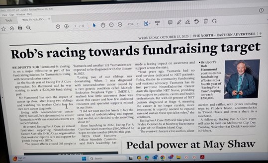 Racing for a Cure 2025 1 Rob North Eastern Advertiser