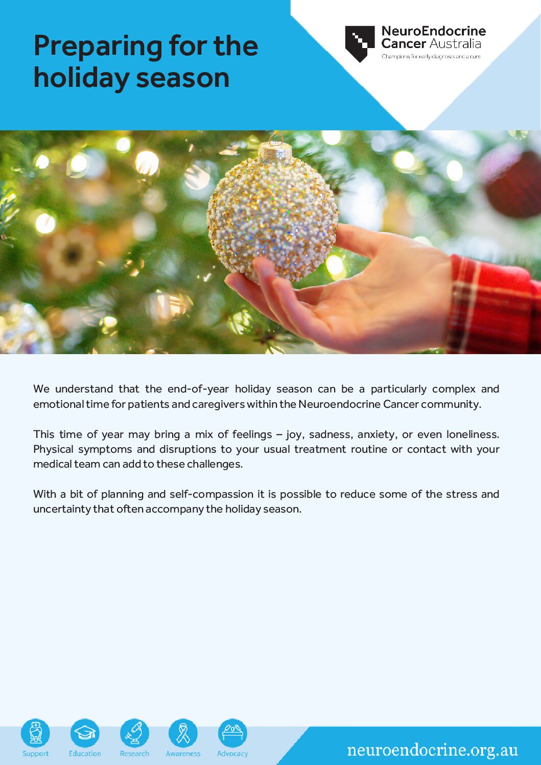 21 Wellness Wednesdays Fact Sheet   Preparing For The Holiday Season