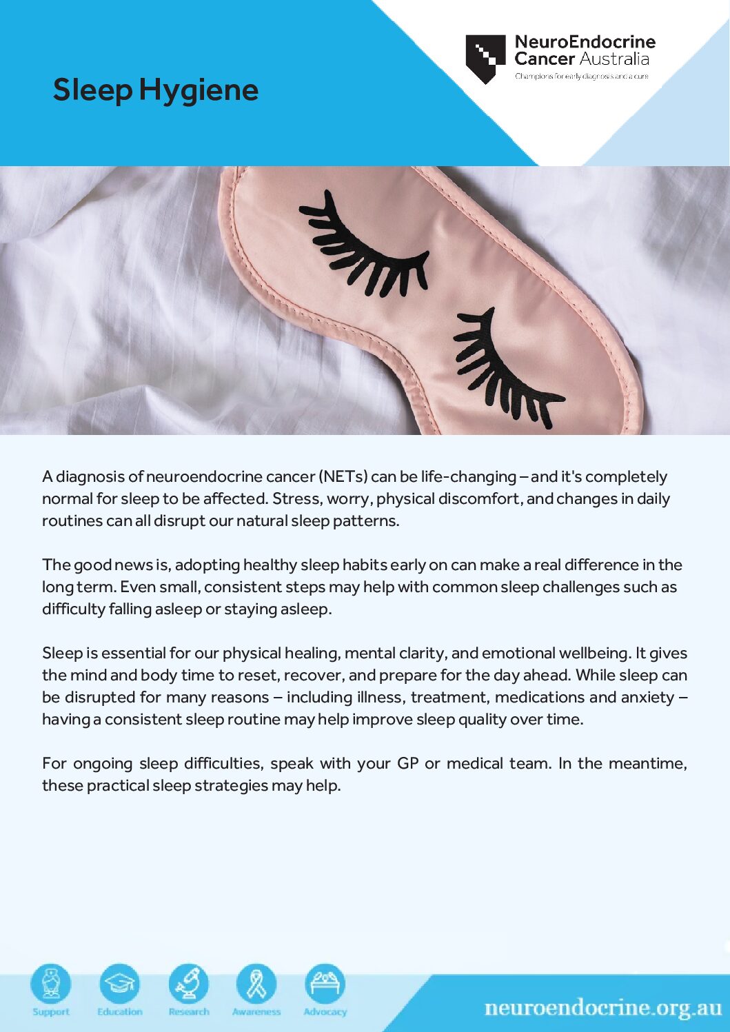 9 Wellness Wednesdays Fact Sheet   Sleep Hygiene