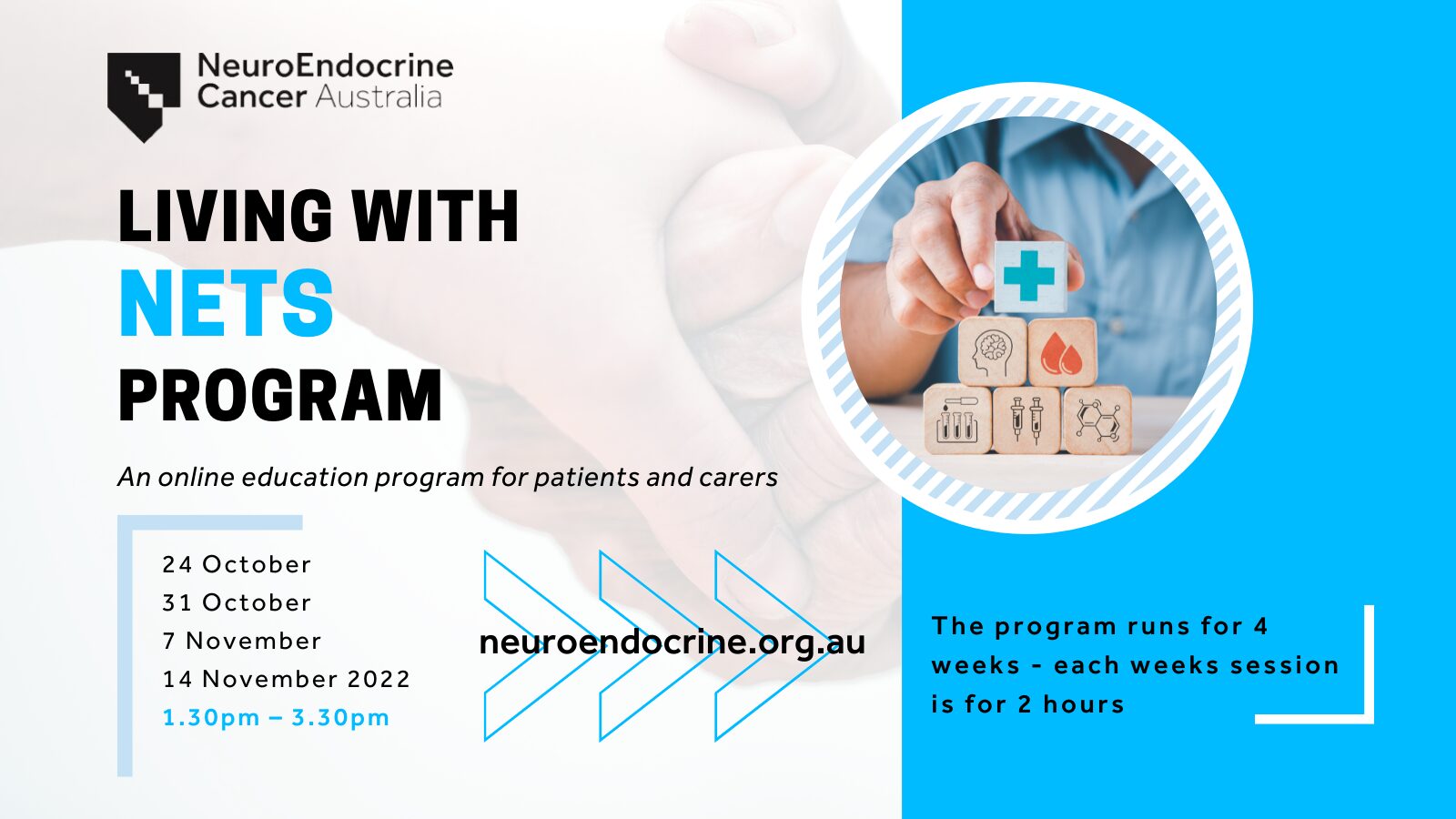 Living with NETS 1 Living with NETS Twitter Post 1