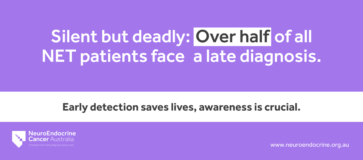 Silent but deadly: Over half of all NET patients face a late diagnosis.
