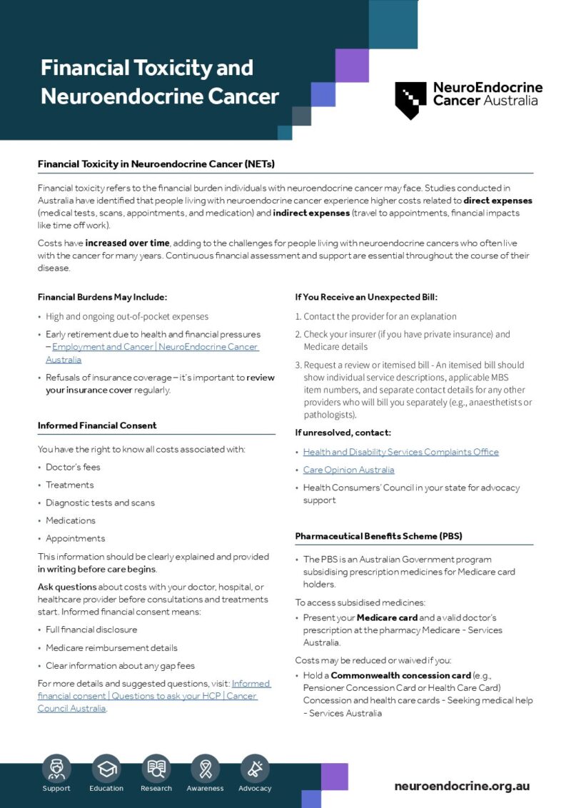Financial Toxicity And NECA